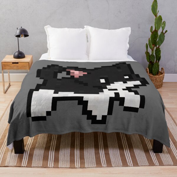 Aperçu de l'œuvre Pixel Norman le chat du refuge créée et vendue par LittleWormTrading.