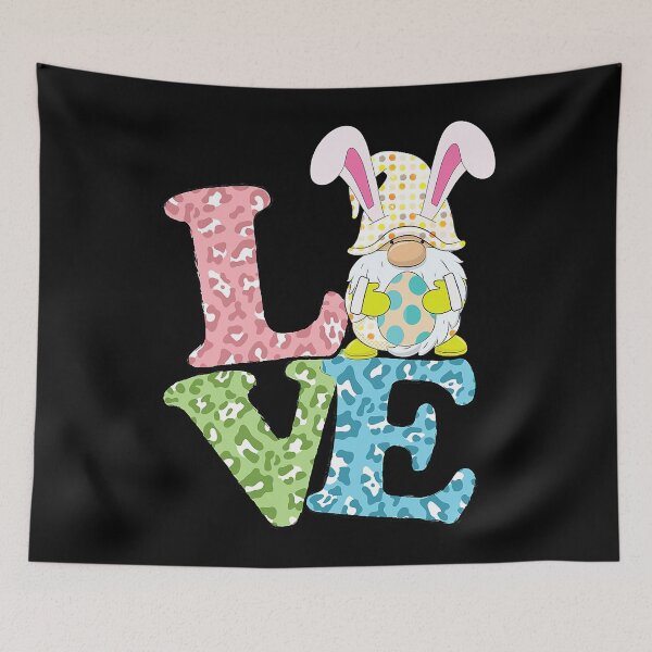 Item preview, Love Easter Bunny Egg Gnome  designed and sold by MichelleMedin.