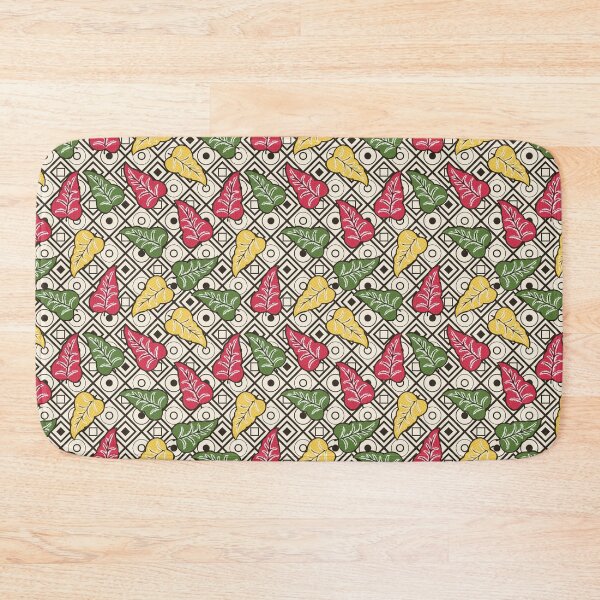 Item preview, Ethnic Colorful Batik Leaves and Geometric Pattern designed and sold by Kalite.