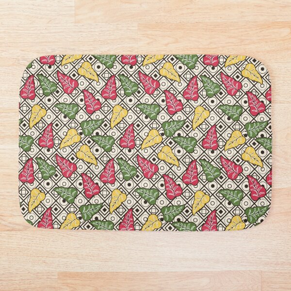 Artikelvorschau, Ethnische bunte Batikblätter und geometrisches Muster entworfen und verkauft von Kalite.