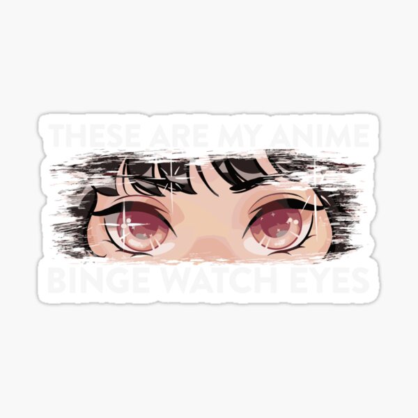 Anime Eyes Sticker SVG Cut file by Creative Fabrica Crafts · Creative  Fabrica