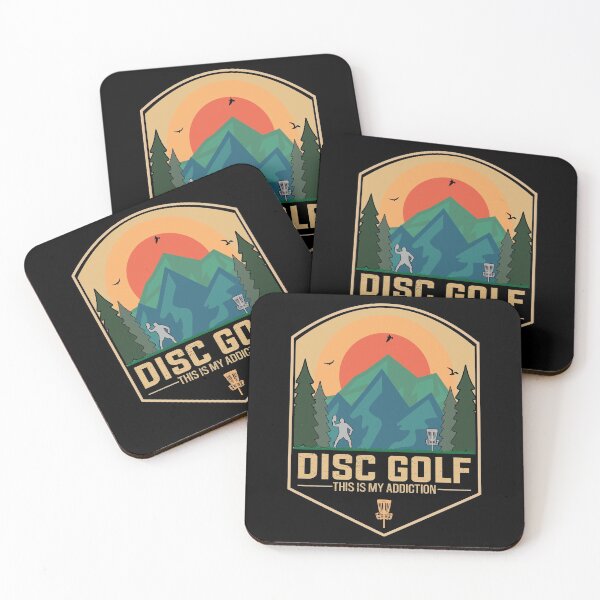 Item preview, Funny Vintage Disc Golf Distressed Frisbee golf Addiction designed and sold by YAHIA-14.