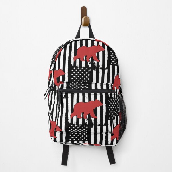 Item preview, Retro Bear American Flag designed and sold by LittleShop79.