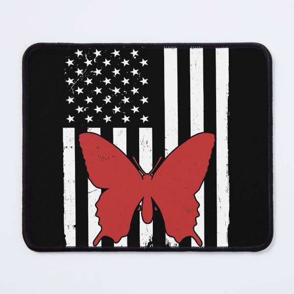 Item preview, Retro Butterfly American Flag designed and sold by LittleShop79.