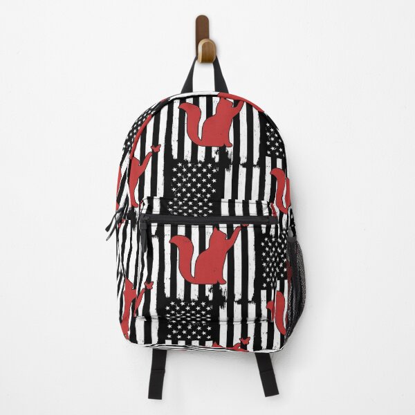 Item preview, Retro Cat American Flag designed and sold by LittleShop79.