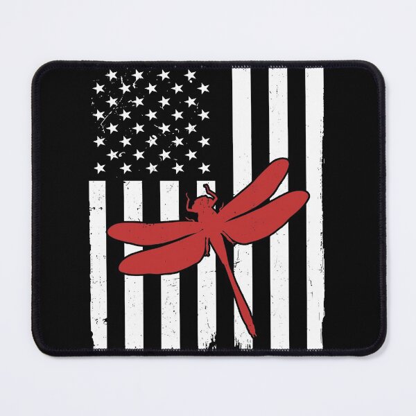 Item preview, Retro Dragonfly American Flag designed and sold by LittleShop79.