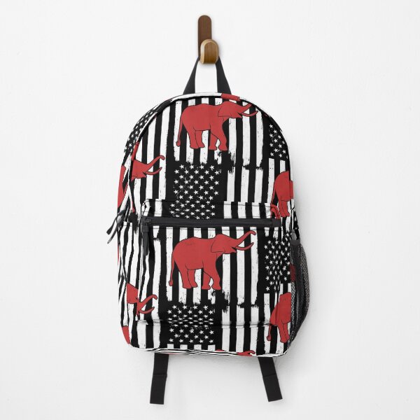 Item preview, Retro Elephant American Flag designed and sold by LittleShop79.