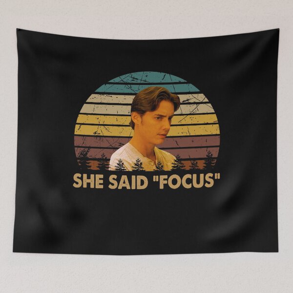 Item preview, She said focus graphic comedy film designed and sold by CaAraujo7323.