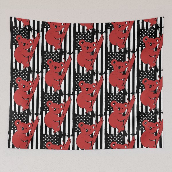 Item preview, Retro Koala American Flag designed and sold by LittleShop79.