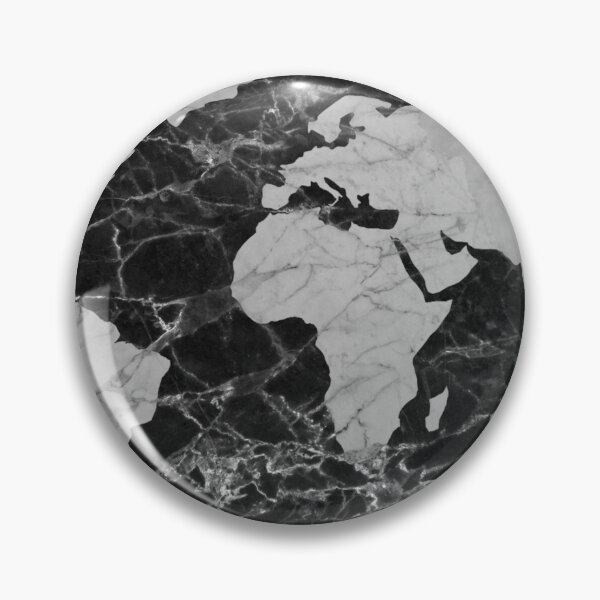 Item preview, Black marble world map  designed and sold by 2MB-.