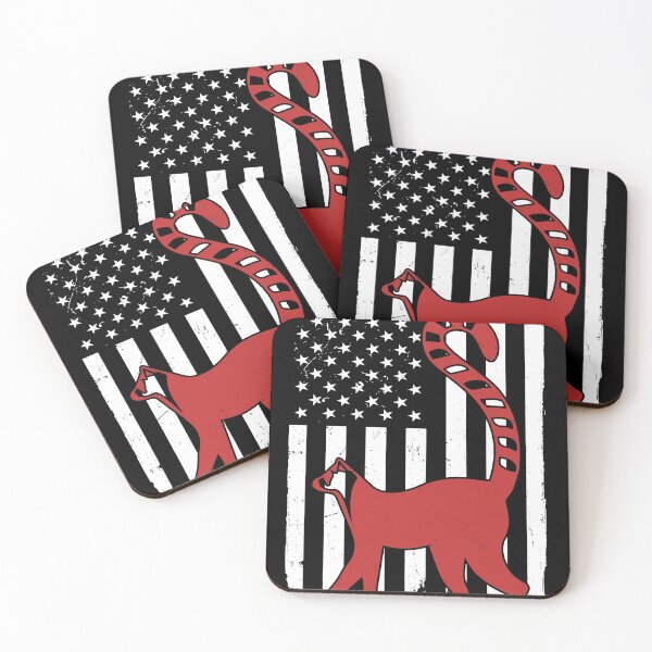 Item preview, Retro Lemur American Flag designed and sold by LittleShop79.