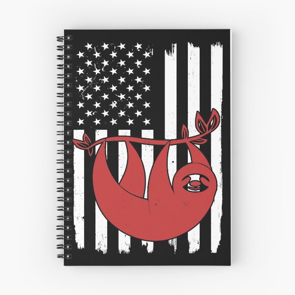 Item preview, Retro Sloth American Flag designed and sold by LittleShop79.