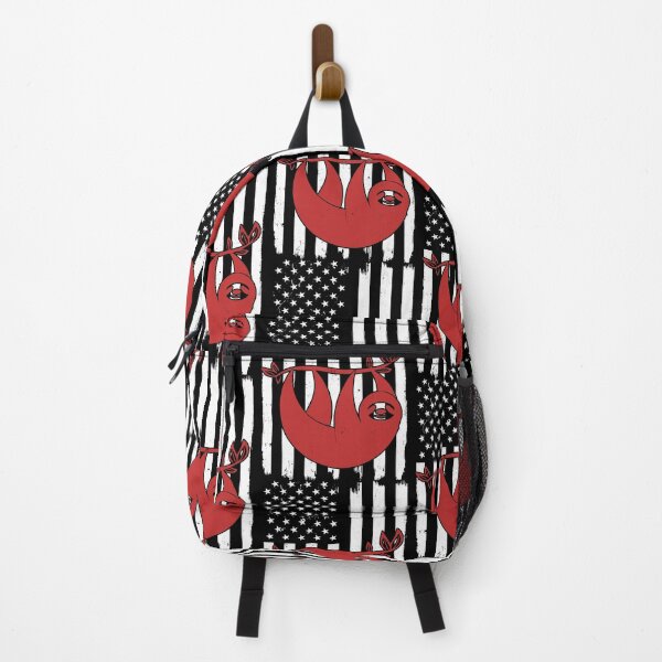 Item preview, Retro Sloth American Flag designed and sold by LittleShop79.