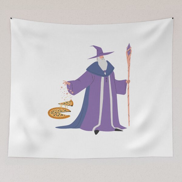 Item preview, PIZZA WIZARD designed and sold by DiscoVibes.