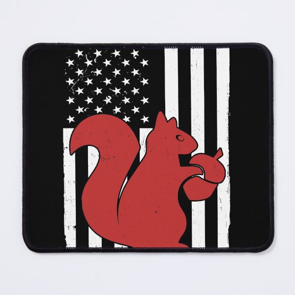 Item preview, Retro Squirrel American Flag designed and sold by LittleShop79.