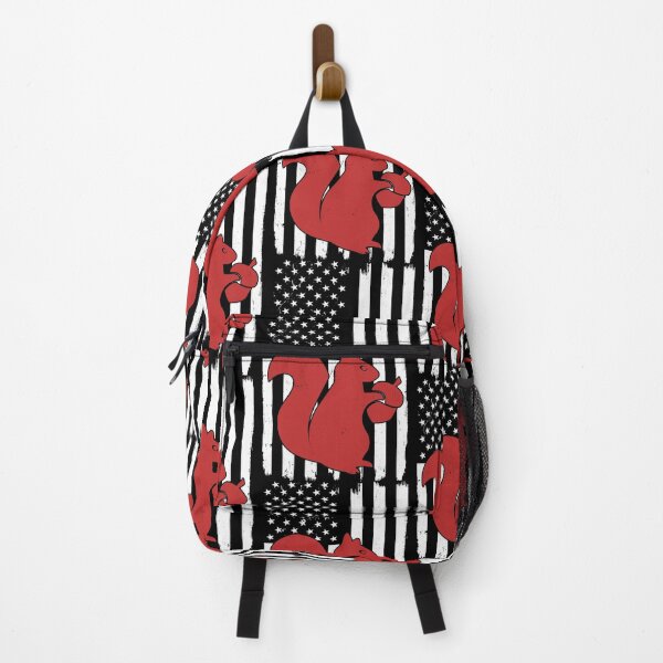 Item preview, Retro Squirrel American Flag designed and sold by LittleShop79.
