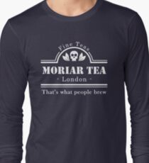 MoriarTea: What People Brew (white) Long Sleeve T-Shirt