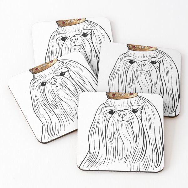 Item preview, Shih Tzu Dog Wearing Crown designed and sold by ingteusc.