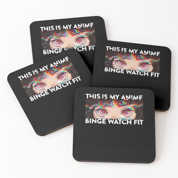 Item preview, This Is My Anime Binge Watch Fit Glitch for Anime Lovers designed and sold by FalkDania.