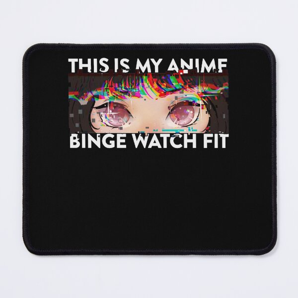 Item preview, This Is My Anime Binge Watch Fit Glitch for Anime Lovers designed and sold by FalkDania.