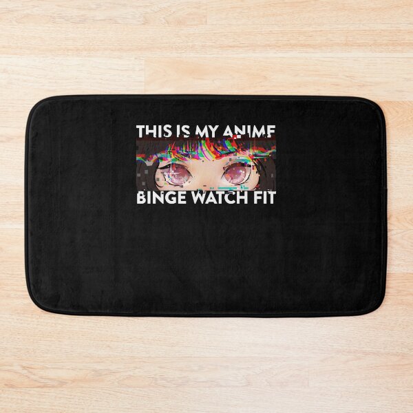 Item preview, This Is My Anime Binge Watch Fit Glitch for Anime Lovers designed and sold by FalkDania.