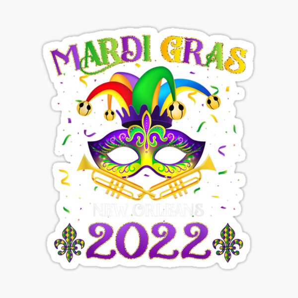 Mardi Gras Stickers for Sale