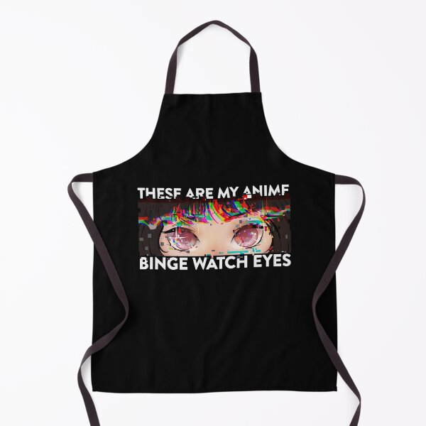 Item preview, These Are My Anime Binge Watch Eyes Glitch for Anime Lovers designed and sold by FalkDania.