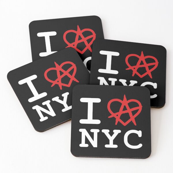 Aperçu de l'œuvre T-shirt J'aime Nyc T-shirt J'aime l'anarchiste NYC créée et vendue par DavisBeck.