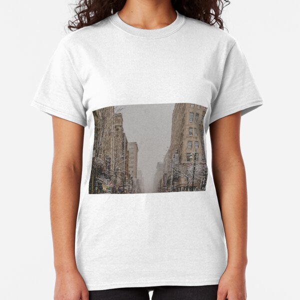 Snowy Day in Montreal Classic T-Shirt