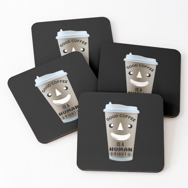 Item preview, COFFEE IS A HUMAN RIGHT designed and sold by Hussain Shirts.