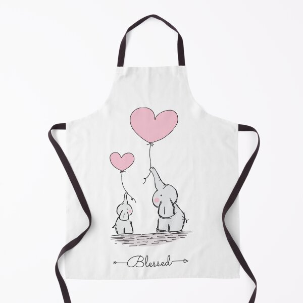 Item preview, mom and baby elephent cute design designed and sold by EASYTOPRINTART.