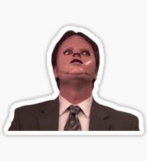 Dwight Schrute CPR Mask Funny Sticker