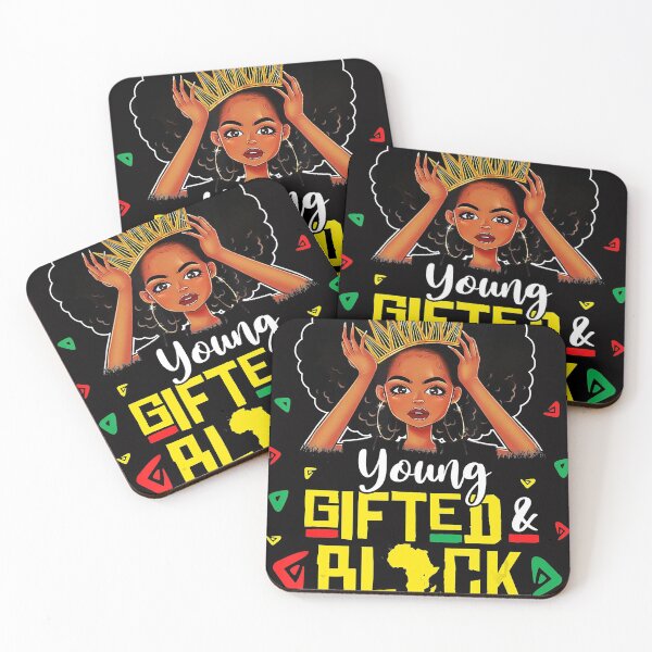 Item preview, Young Gifted And Black Girl Funny Melanin Queen Girls designed and sold by JodyBoling.