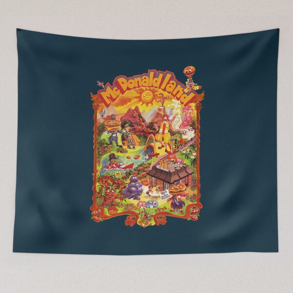 Item preview, Mcdonaldland T-ShirtMcDonaldland Vintage Cast Map Poster designed and sold by trinhquan.