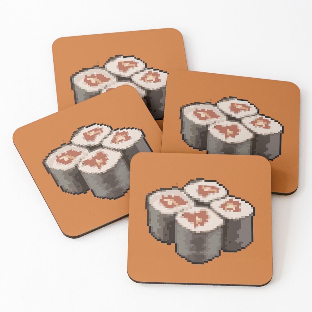 Artikel-Vorschau von Untersetzer (4er Set), designt und verkauft von 16BitSushi.