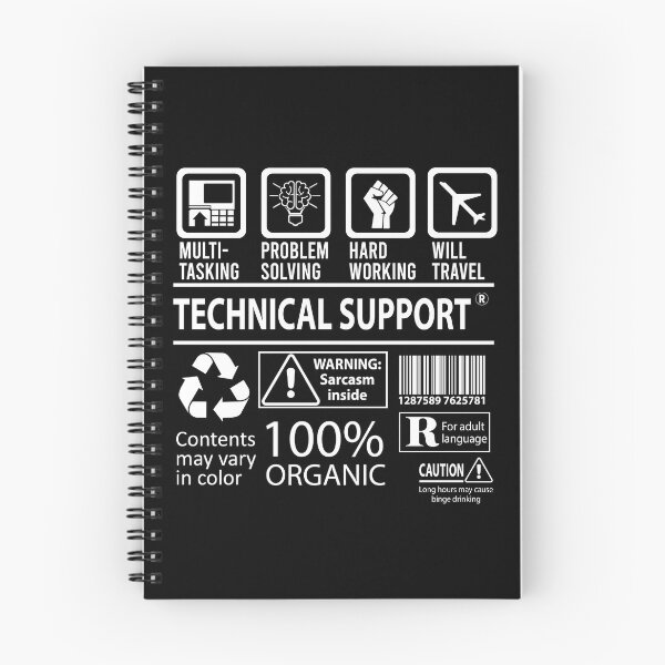 Item preview, Technical Support T Shirt - MultiTasking Certified Job Gift Item Tee designed and sold by oslandefren.