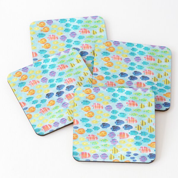 Item preview, Colorful Fishes Watercolor  designed and sold by SweetThreads79.
