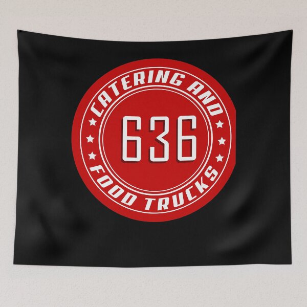 Item preview, 636 Catering and Food Trucks Logo Classic T-Shirt.png designed and sold by GregLozanoo.