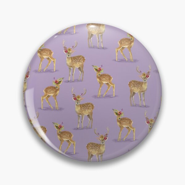 Item preview, Floral Deer Pattern designed and sold by SweetThreads79.