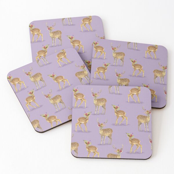 Item preview, Floral Deer Pattern designed and sold by SweetThreads79.