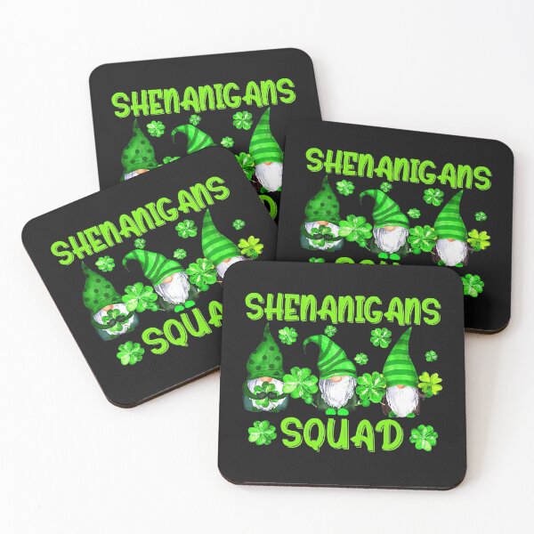 Item preview, Shenanigans Squad Three Lucky Gnome Shamrock St Patrick Day designed and sold by GEMABAGAOISAN.