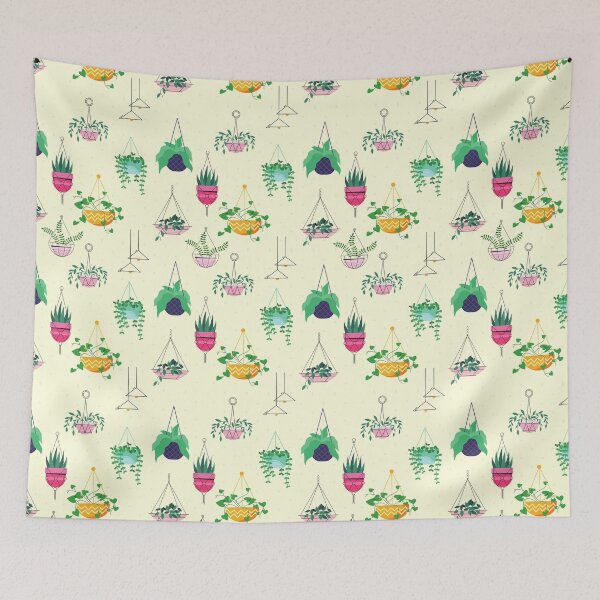 Item preview, Hanging Plants Pattern designed and sold by Anannya  Mondal.