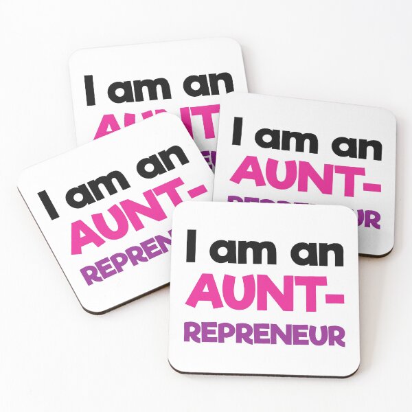 Item preview, I am an Auntrepreneur | Black Pink Purple | White designed and sold by Wintre2.