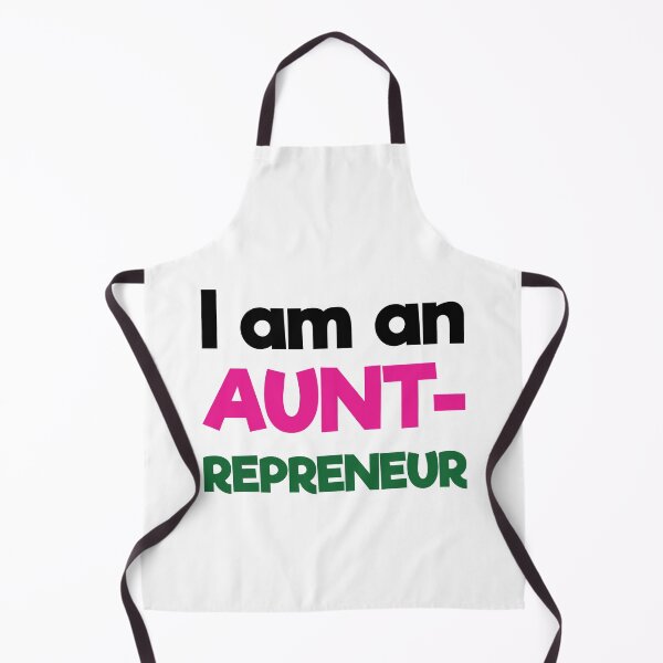 Item preview, I am an Auntrepreneur | Black Pink Green | White designed and sold by Wintre2.
