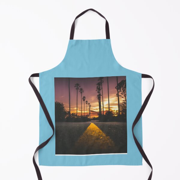Item preview, Long street sunset with palm trees Sleeveless Top designed and sold by Lulubnabise.