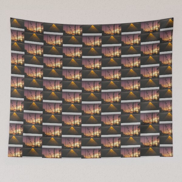 Item preview, Long street sunset with palm trees Sleeveless Top designed and sold by Lulubnabise.
