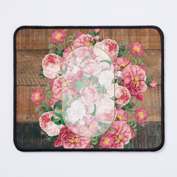 Item preview, Vintage Chic Botanical Wreath on Wood designed and sold by idovedesign.