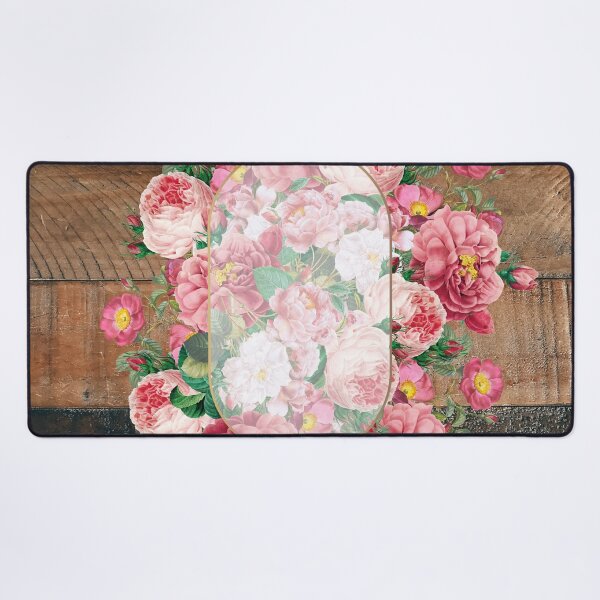 Item preview, Vintage Chic Botanical Wreath on Wood designed and sold by idovedesign.