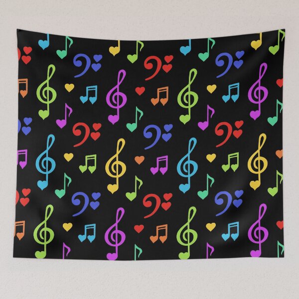 Item preview, Music Pattern (Color) designed and sold by murkyswamp.