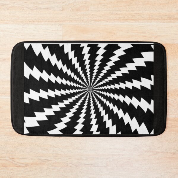 Item preview, Black and white hypnotic illustion pattern designed and sold by RubyCollection.
